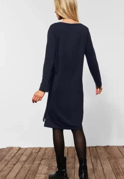 Sweatshirtkleid In Unifarbe