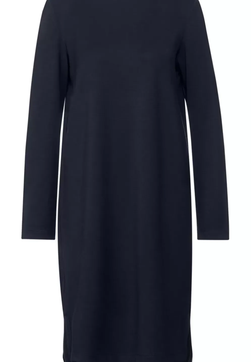Sweatshirtkleid In Unifarbe