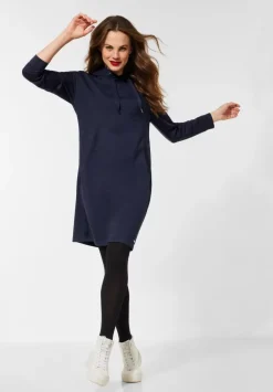 Sweatshirtkleid In Unifarbe