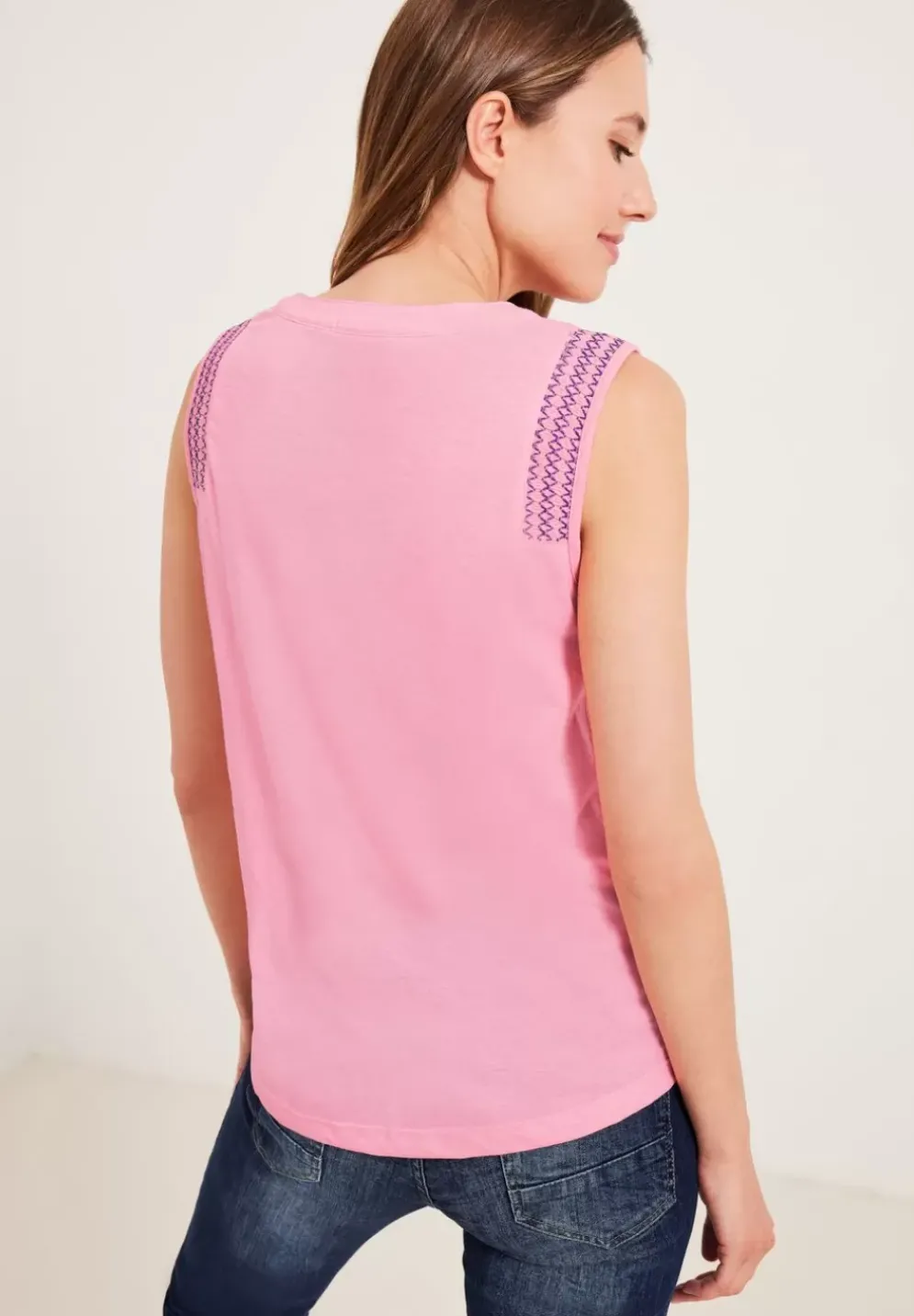 Top Mit Smockdetails