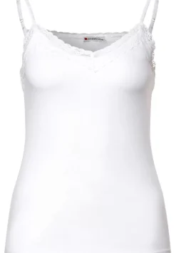 Top Mit Spitzendetail