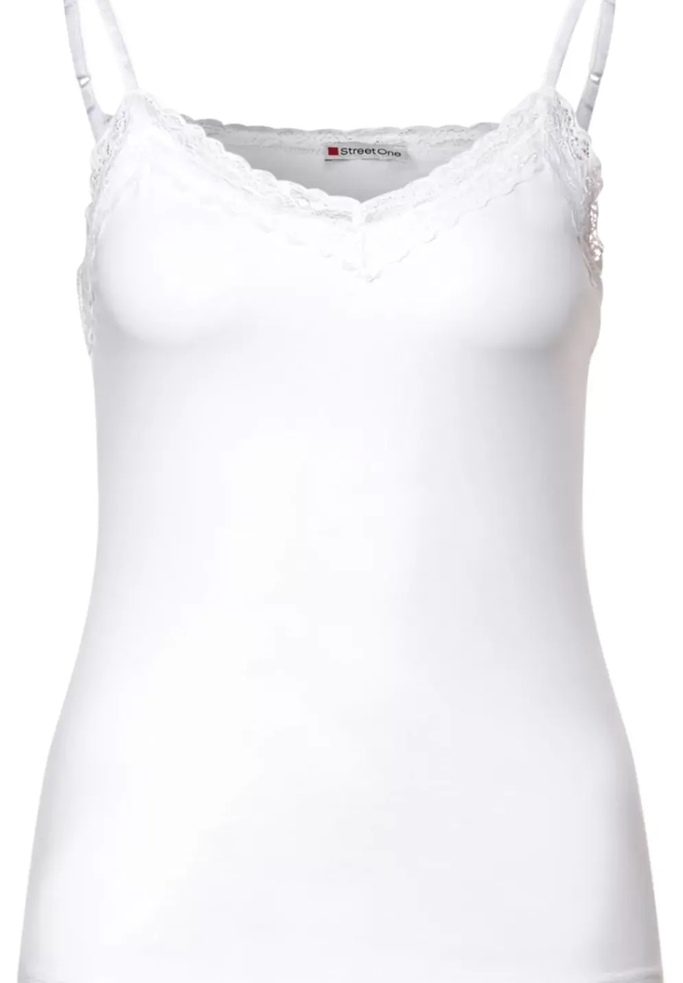 Top Mit Spitzendetail