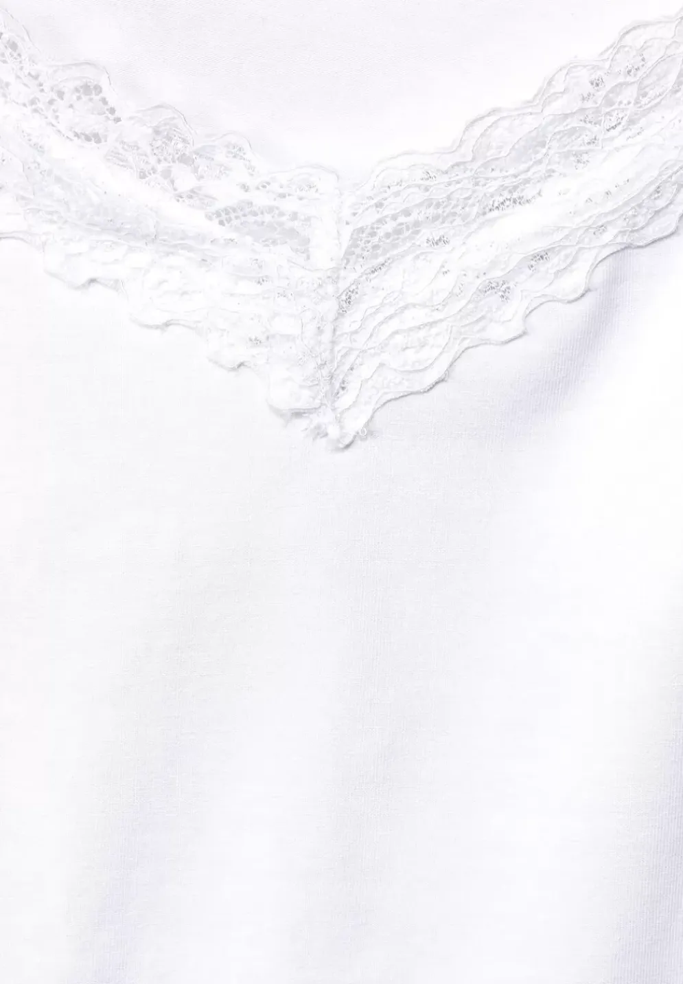 Top Mit Spitzendetail