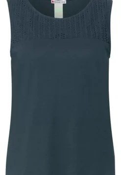 Top Mit Spitzendetail