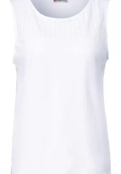 Top Mit Spitzendetail