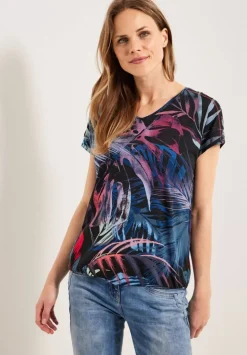 Tos Aop Cold Shoulder