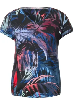 Tos Aop Cold Shoulder