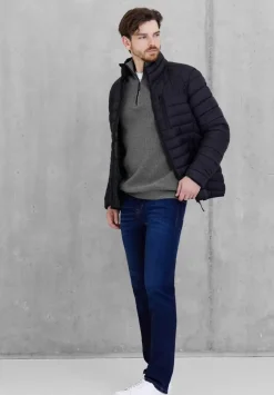 Troyerpullover Mit Zipper