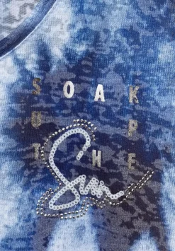 T-Shirt Im Burnout Dessin