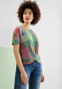 T-Shirt Im Karodessin