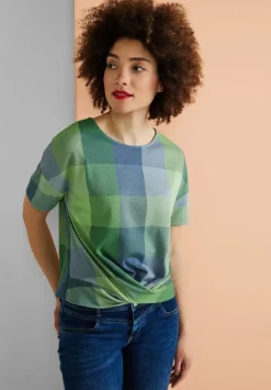 T-Shirt Im Karodessin
