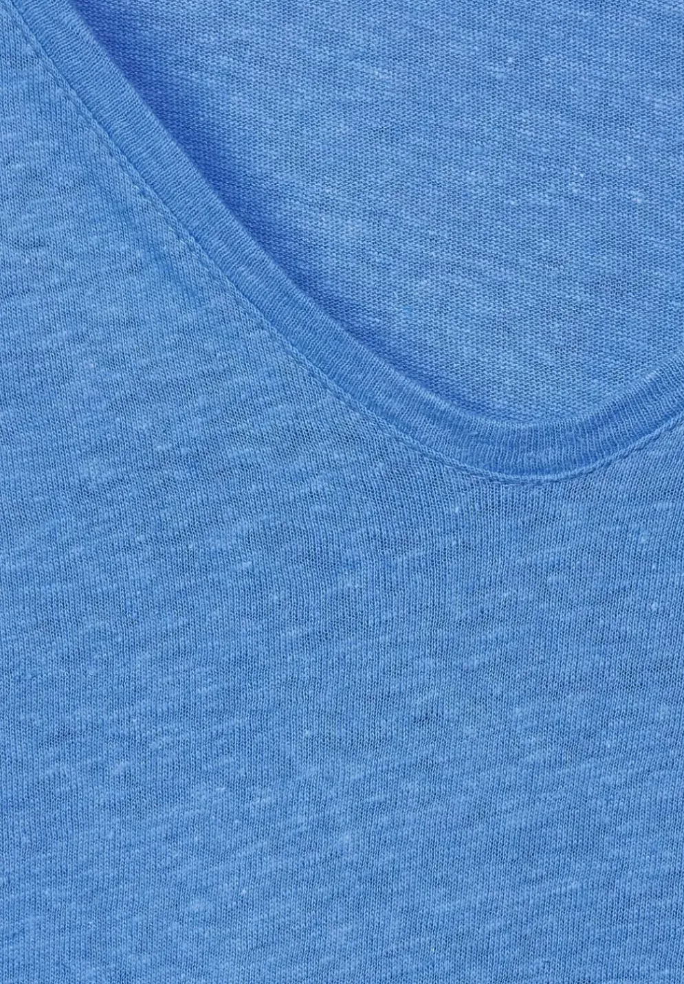 T-Shirt Im Leinenmix