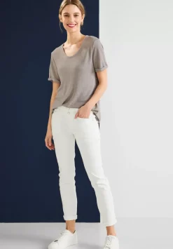 T-Shirt Im Schimmerlook