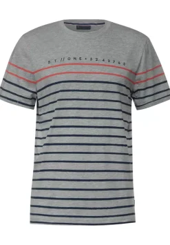 T-Shirt Im Streifenmix