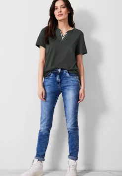 T-Shirt Im Tunikastyle