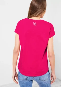 T-Shirt In Flammgarn