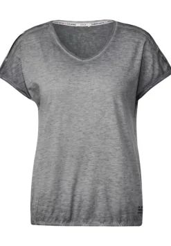 T-Shirt In Gewaschener Optik