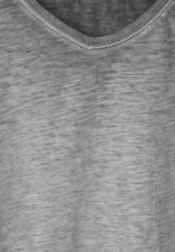 T-Shirt In Gewaschener Optik