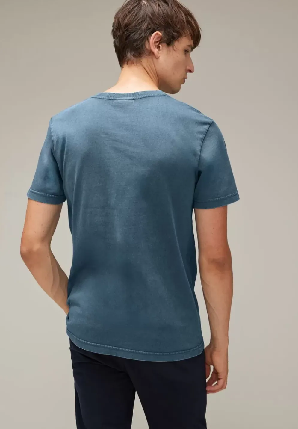 T-Shirt In Gewaschener Optik