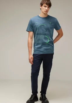 T-Shirt In Gewaschener Optik