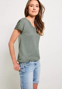 T-Shirt In Gewaschener Optik