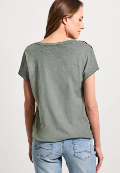 T-Shirt In Gewaschener Optik