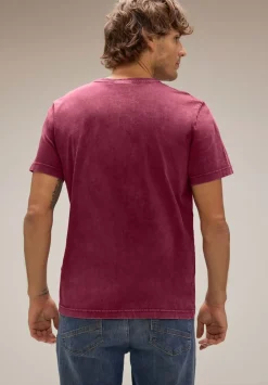T-Shirt In Gewaschener Optik