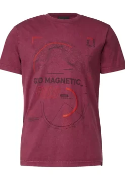 T-Shirt In Gewaschener Optik
