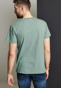 T-Shirt In Gewaschener Optik