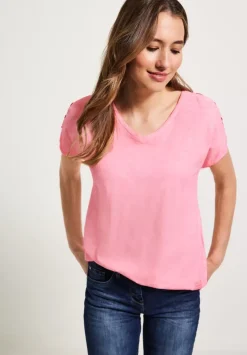T-Shirt In Gewaschener Optik