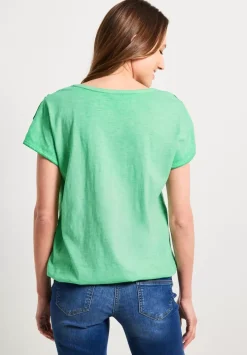 T-Shirt In Gewaschener Optik