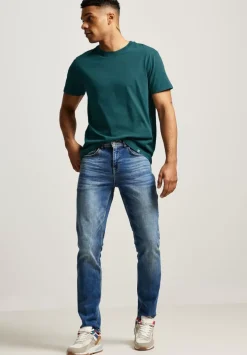 T-Shirt In Gewaschener Optik