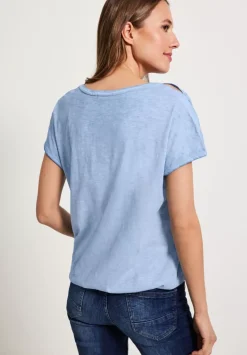 T-Shirt In Gewaschener Optik