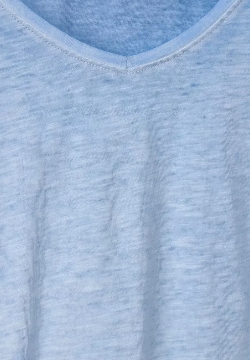 T-Shirt In Gewaschener Optik