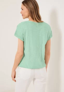 T-Shirt In Gewaschener Optik