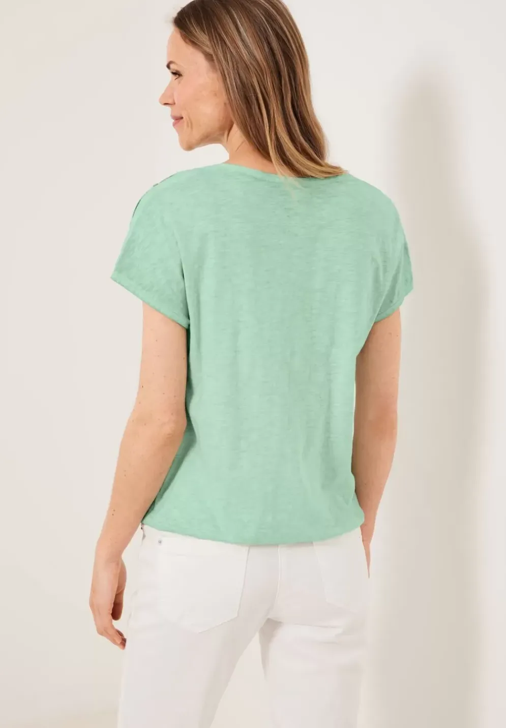 T-Shirt In Gewaschener Optik