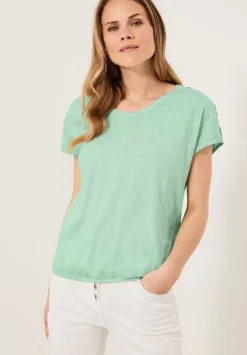 T-Shirt In Gewaschener Optik