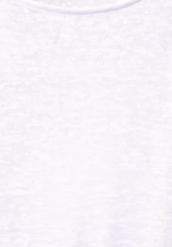 T-Shirt In Leinenlook