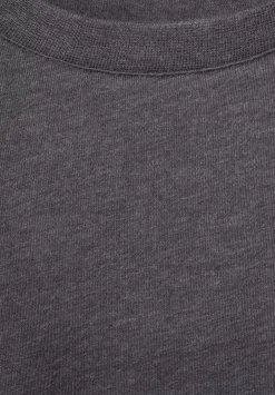 T-Shirt In Melange Optik