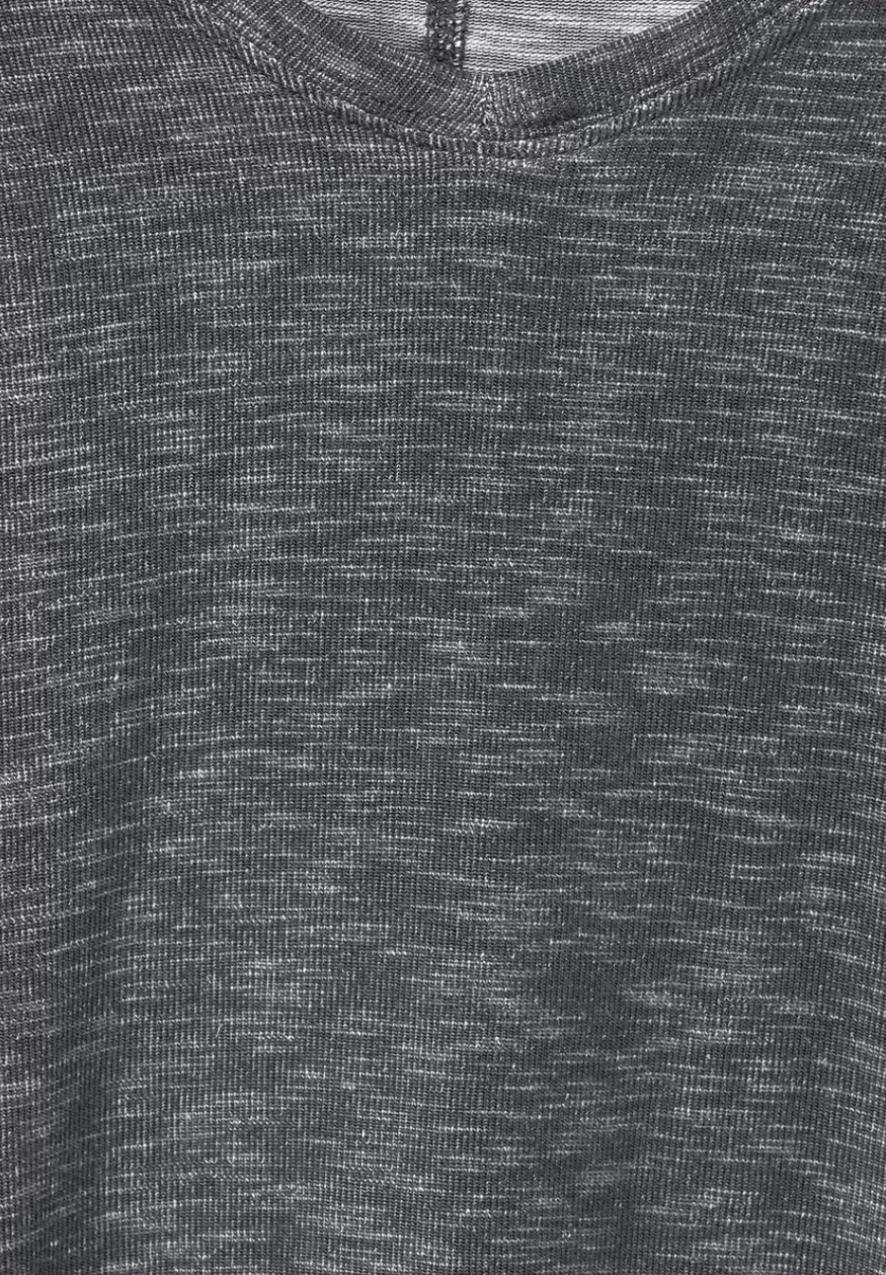 T-Shirt In Melange Optik