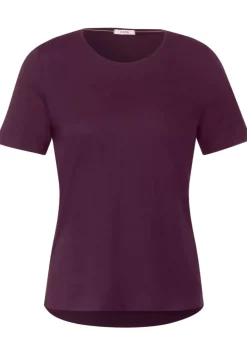 T-Shirt In Unifarbe