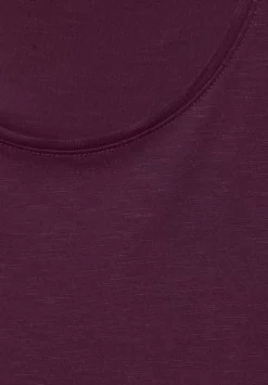 T-Shirt In Unifarbe
