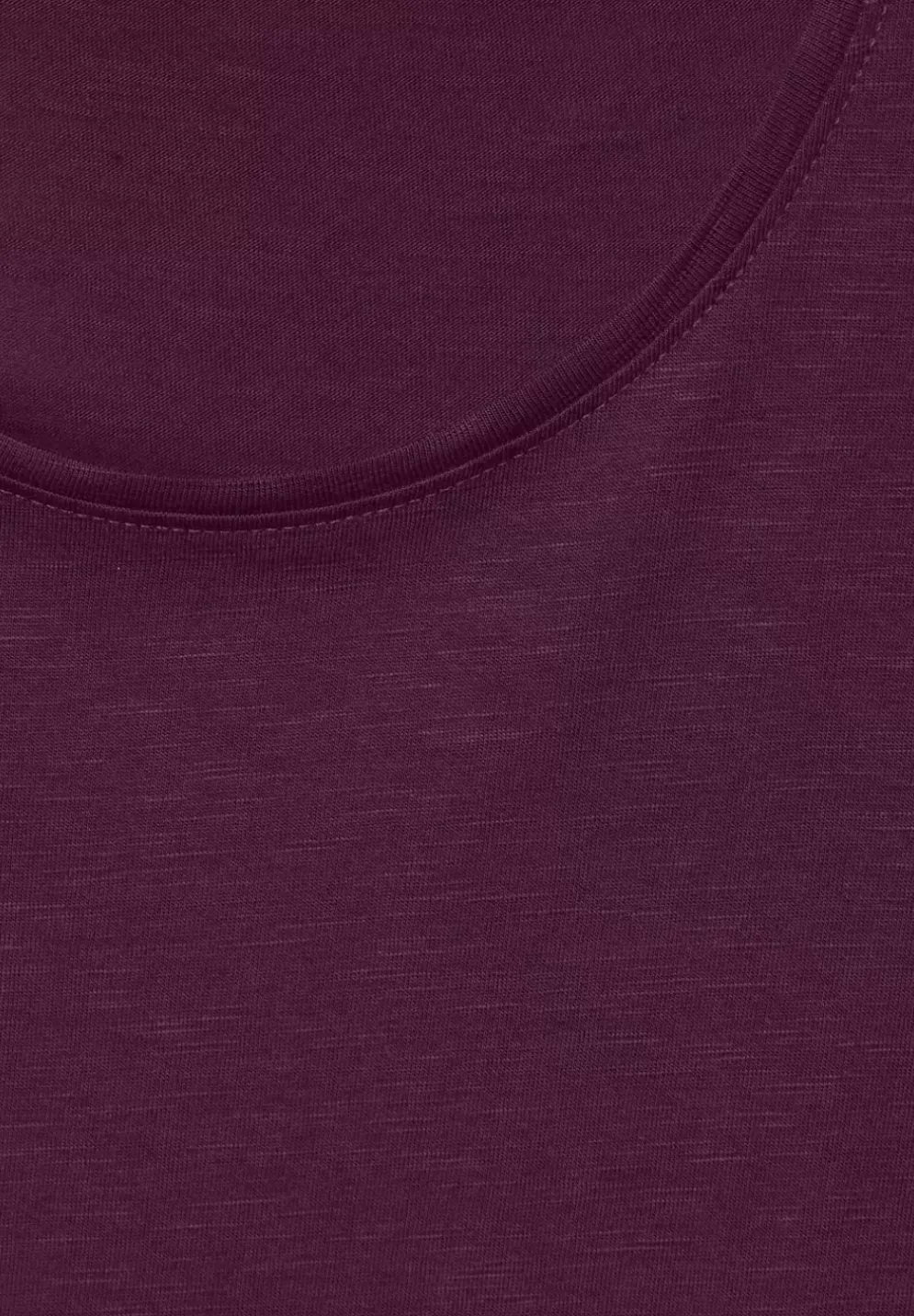 T-Shirt In Unifarbe