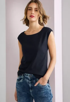 T-Shirt In Unifarbe