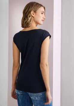 T-Shirt In Unifarbe