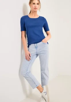 T-Shirt In Unifarbe