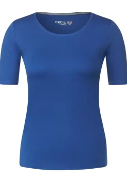 T-Shirt In Unifarbe