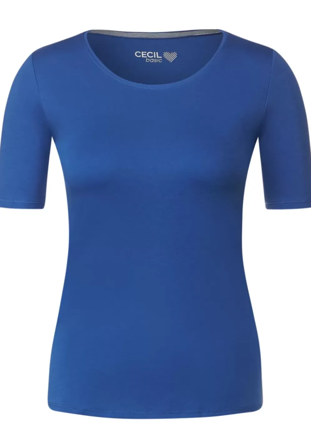 T-Shirt In Unifarbe
