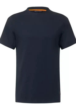 T-Shirt In Unifarbe