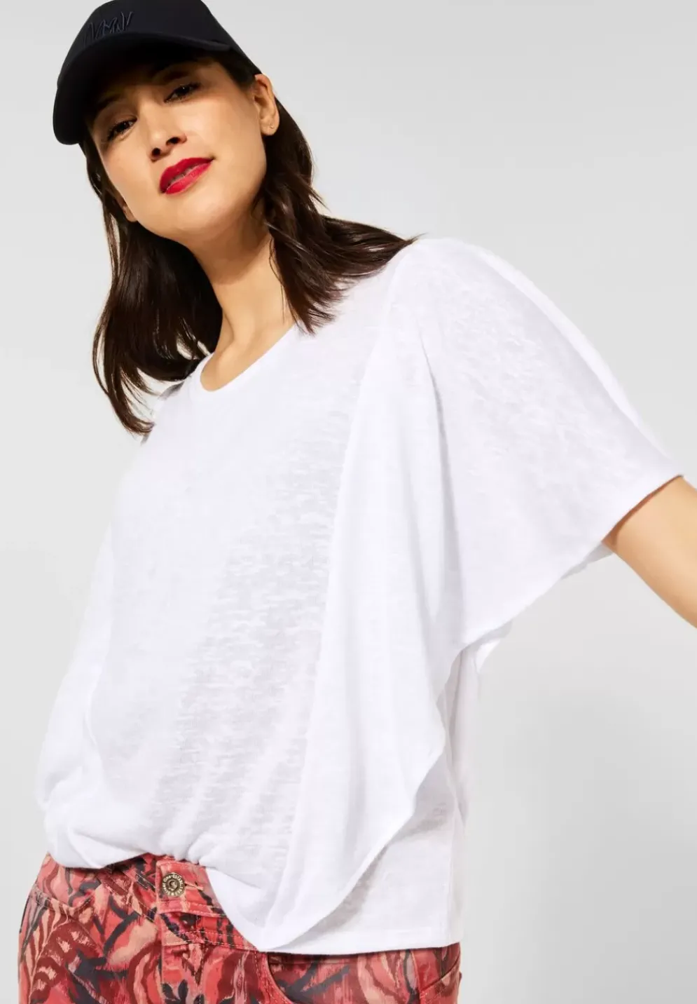 T-Shirt In Unifarbe